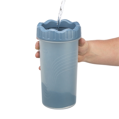 TRIXIE POOTREINIGER TPR / PP DONKERGRIJS / BLAUW — L-XL — afbeelding 6