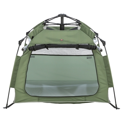 Trixie hondentent pop-up olijfgroen / beige (100X100X80 CM) - Afbeelding 3