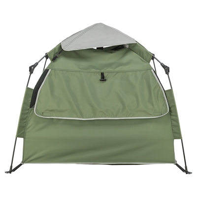 Trixie hondentent pop-up olijfgroen / beige (100X100X80 CM) - Afbeelding 5