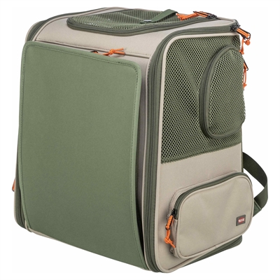 Trixie rugzak rocco maximaal 10 kg beige / olijfgroen (40X30X42 CM) - Afbeelding 6
