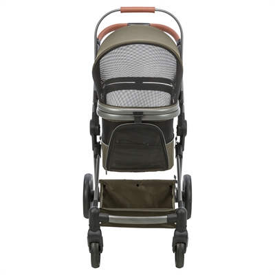 Trixie hondenbuggy maximaal 22 kg olijfgroen (56X100X101 CM) - Afbeelding 5