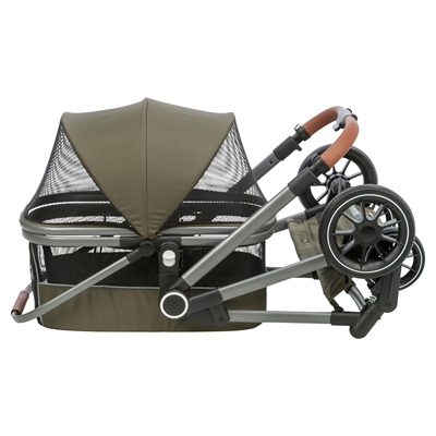 Trixie hondenbuggy maximaal 22 kg olijfgroen (56X100X101 CM) - Afbeelding 6