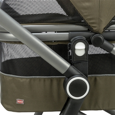 Trixie hondenbuggy maximaal 22 kg olijfgroen (56X100X101 CM) - Afbeelding 12
