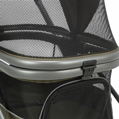 TRIXIE HONDENBUGGY MAXIMAAL 22 KG OLIJFGROEN — 56X100X101 CM — afbeelding 14