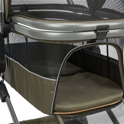 TRIXIE HONDENBUGGY MAXIMAAL 22 KG OLIJFGROEN — 56X100X101 CM — afbeelding 15