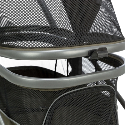 TRIXIE HONDENBUGGY MAXIMAAL 22 KG OLIJFGROEN — 56X100X101 CM — afbeelding 17