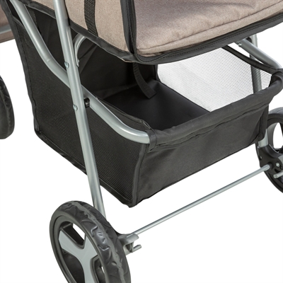 TRIXIE HONDENBUGGY MAXIMAAL 15 KG TAUPE — 47X80X100 CM — afbeelding 12