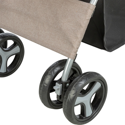 TRIXIE HONDENBUGGY MAXIMAAL 15 KG TAUPE — 47X80X100 CM — afbeelding 13