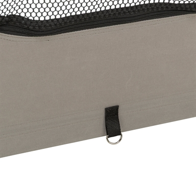 Trixie campinghek opvouwbaar ren 8 elementen grijs / zwart (59X78 CM) - Afbeelding 4