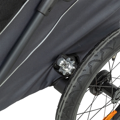Trixie fietskar opvouwbaar snelvouw functie tot 45kg grijs (XL 87,5X93/150X97 CM) - Afbeelding 5