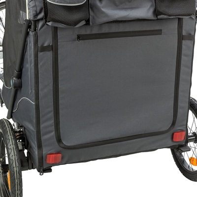 TRIXIE FIETSKAR OPVOUWBAAR SNELVOUW FUNCTIE TOT 45KG GRIJS — XL 87,5X93/150X97 CM — afbeelding 13