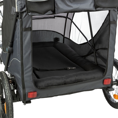 TRIXIE FIETSKAR OPVOUWBAAR SNELVOUW FUNCTIE TOT 45KG GRIJS — XL 87,5X93/150X97 CM — afbeelding 14