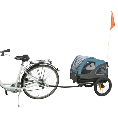 Trixie fietskar tot 23 kg blauw / grijs (S 70X88/131X88 CM) - Afbeelding 2