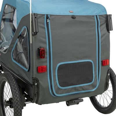 TRIXIE FIETSKAR TOT 23 KG BLAUW / GRIJS — S 70X88/131X88 CM — afbeelding 14