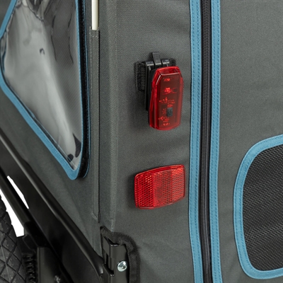 Trixie fietskar tot 35 kg blauw / grijs (M 81X102/145X102 CM) - Afbeelding 4