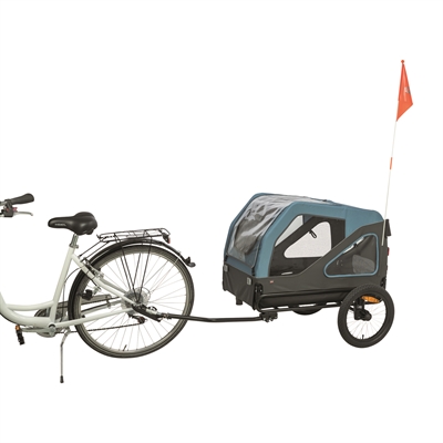 Trixie fietskar tot 45 kg blauw / grijs (L 81X112/155X112 CM) - Afbeelding 2