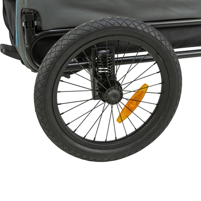 Trixie fietskar tot 45 kg blauw / grijs (L 81X112/155X112 CM) - Afbeelding 11