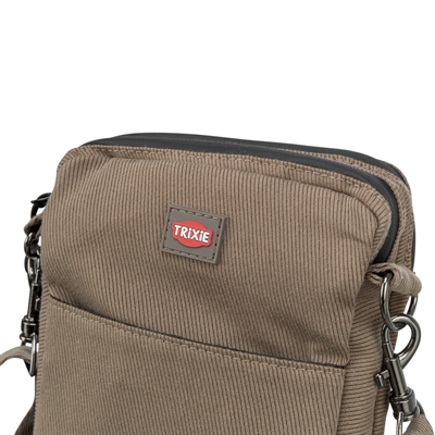 TRIXIE SNACKZAK RIBFLUWEELLOOK POLYESTER BRUIN — 16X21 CM — afbeelding 3