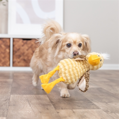 TRIXIE VOGEL PLUCHE GEEL — 38 CM — afbeelding 2