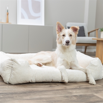 TRIXIE VITAL HONDENMAND JONNA HOEKIG RIBFLUWEEL CREME — 100X70 CM — afbeelding 5