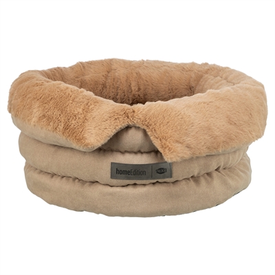 Trixie hondenmand liano soft rond zand / bruin (45X45X20 CM) - Afbeelding 2