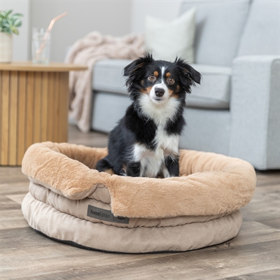 Trixie hondenmand liano soft rond zand / bruin (45X45X20 CM) - Afbeelding 9