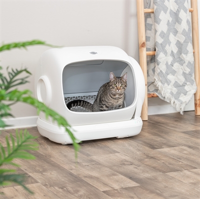 TRIXIE ZELFREINIGENDE ELEKTRISCHE KATTENBAK XL KUNSTSTOF WIT — 63X51X60 CM — afbeelding 14
