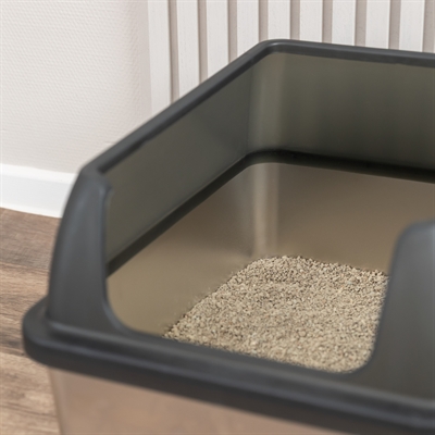 Trixie kattenbak rvs met rand grijs (40X52X29 CM) - Afbeelding 8