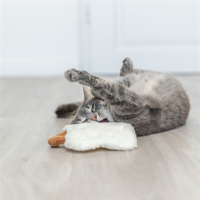 Trixie gebakken ei xxl pluche met amerikaanse catnip (18 CM) - Afbeelding 5