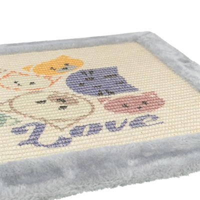 TRIXIE KRABMAT MIMI MET SPEELTJE GRIJS — 70X45 CM — afbeelding 3