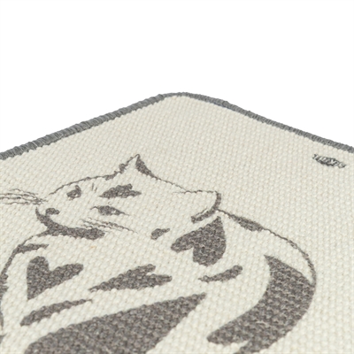 TRIXIE KRABMAT MET PRINT TAUPE — 55X35 CM — afbeelding 3