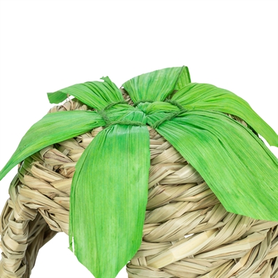TRIXIE HUIS GRAS MET MAISBLADEREN — 16X16X12 CM — afbeelding 2