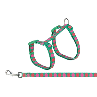 Trixie kattentuigje met riem flower power motief assorti - Afbeelding 5