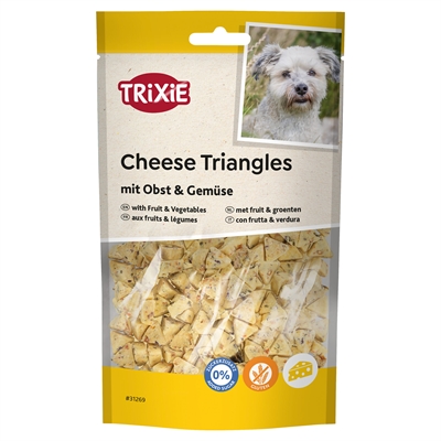 Trixie cheese triangles met fruit en groenten (80 GR) - Afbeelding 2
