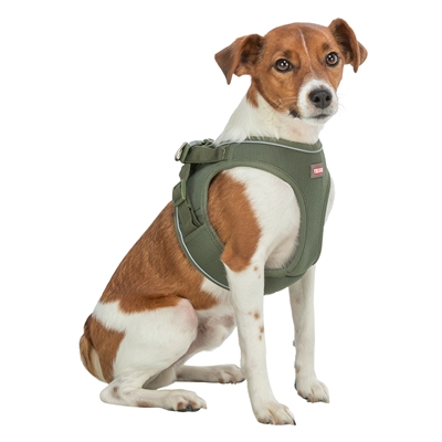 TRIXIE HONDENTUIG URBANVEST MESH OLIJFGROEN — 31-34X1,5 CM - XXS