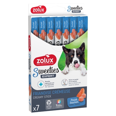 Zolux sweeties expert creamy sticks kip / zalm (7X14 GR) - Afbeelding 2
