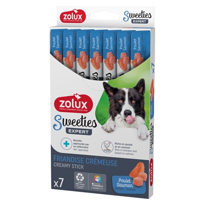 Zolux sweeties expert creamy sticks kip / zalm (7X14 GR) - Afbeelding 3