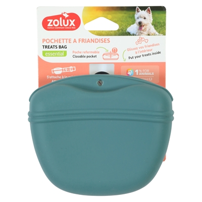 Zolux beloningszakje snackzakje silicone blauw (13X6X11 CM) - Afbeelding 5