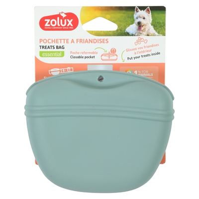 Zolux beloningszakje snackzakje silicone groen (13X6X11 CM) - Afbeelding 5