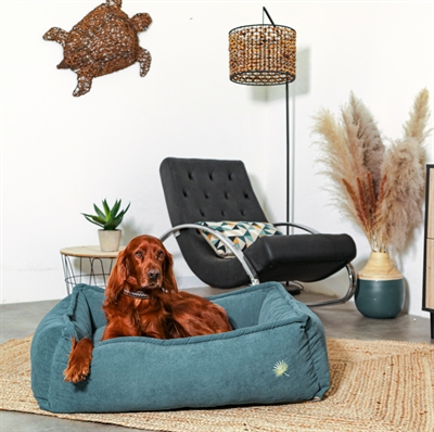 Zolux hondenmamd toscane hoekig gerecyclede vulling blauw (95X76X29 CM) - Afbeelding 3