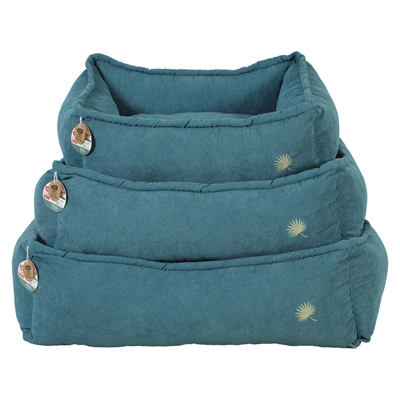 Zolux hondenmamd toscane hoekig gerecyclede vulling blauw (95X76X29 CM) - Afbeelding 4