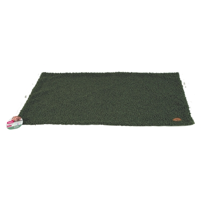 Zolux hondendeken billy polykatoen badstof hoekig groen (100X70X2 CM) - Afbeelding 2