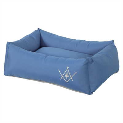 Zolux hondenmand 4 seasons waterafstotend polyester hoekig blauw (74X60X23,5 CM) - Afbeelding 2
