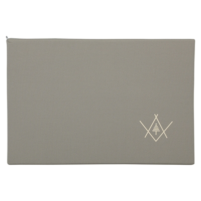 Zolux hondenkussen matras 4 seasons waterafstotend polyester khaki (85X55X4 CM)