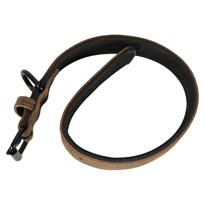 Zolux expert halsband hond premium leer / neopreen bruin (80X3 CM) - Afbeelding 2