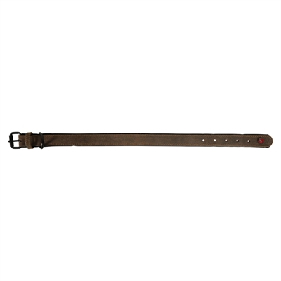 Zolux expert halsband hond premium leer / neopreen bruin (80X3 CM) - Afbeelding 3