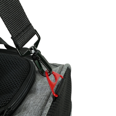 Zolux reismand hond / kat uitbreidbaar maximaal 8 kg grijs / zwart ( L 58X49X29 CM <8KG) - Afbeelding 6
