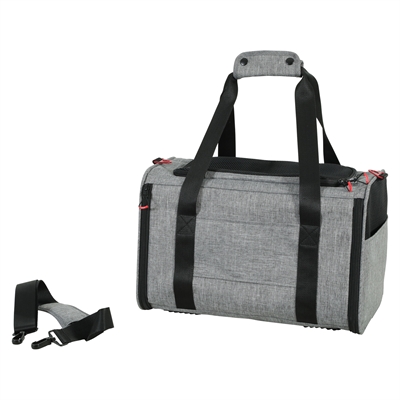 Zolux reismand hond / kat uitbreidbaar maximaal 8 kg grijs / zwart ( L 58X49X29 CM <8KG) - Afbeelding 7