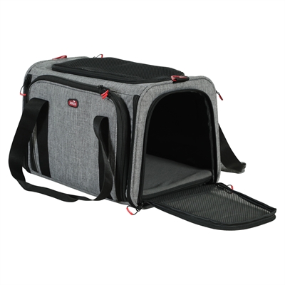 Zolux reismand hond / kat uitbreidbaar maximaal 8 kg grijs / zwart ( L 58X49X29 CM <8KG) - Afbeelding 8