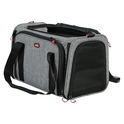 Zolux reismand hond / kat uitbreidbaar maximaal 8 kg grijs / zwart ( L 58X49X29 CM <8KG) - Afbeelding 10